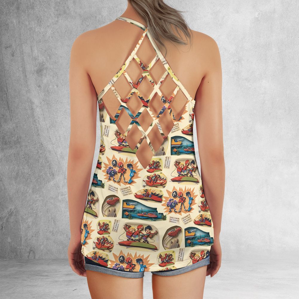 Criss Cross Tank Top - PYRNZ75J - - 3