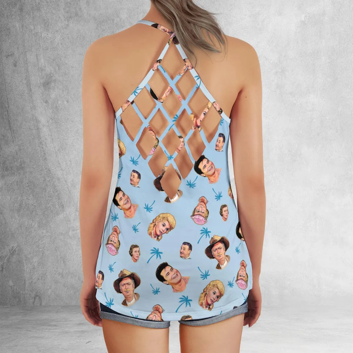 Criss Cross Tank Top - 9MV3FB6X