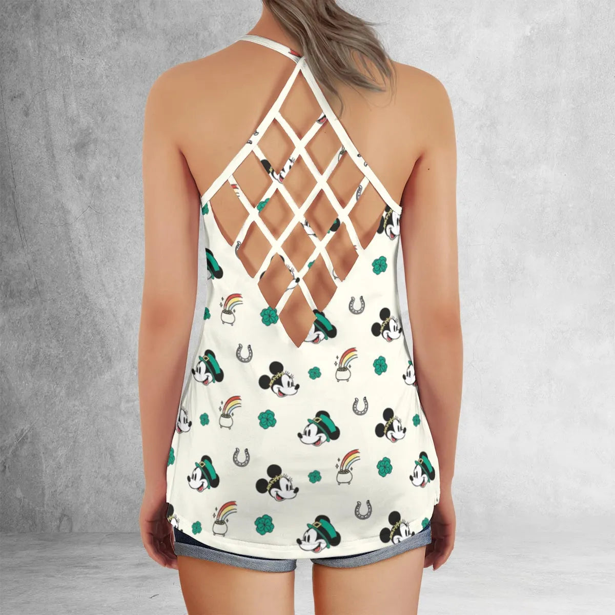 Criss Cross Tank Top - 1C622JX9