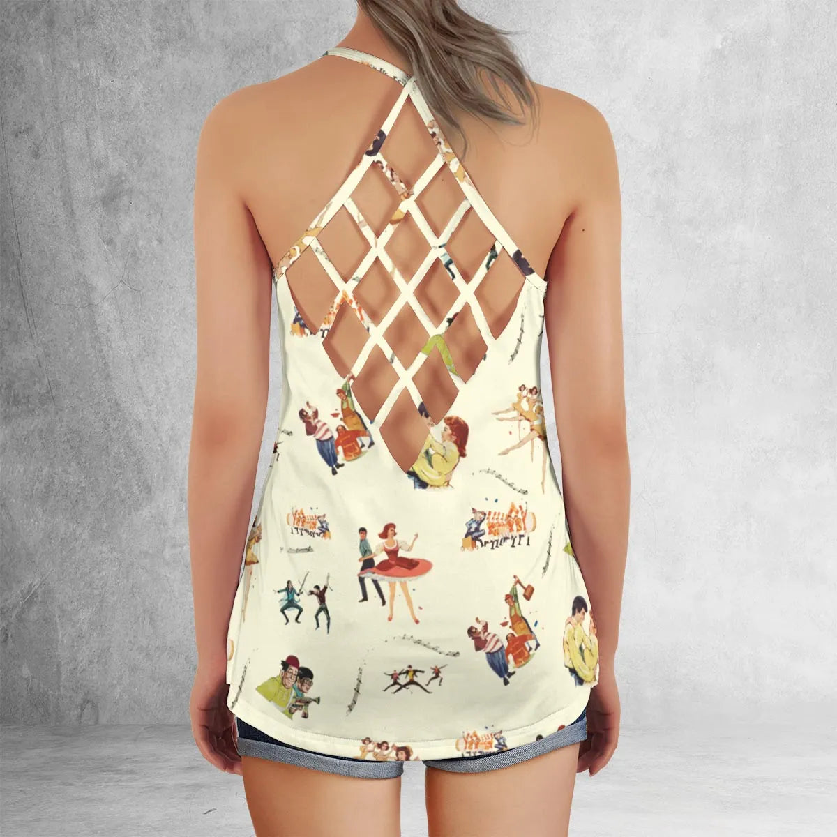 Criss Cross Tank Top - 6N33VKJ6