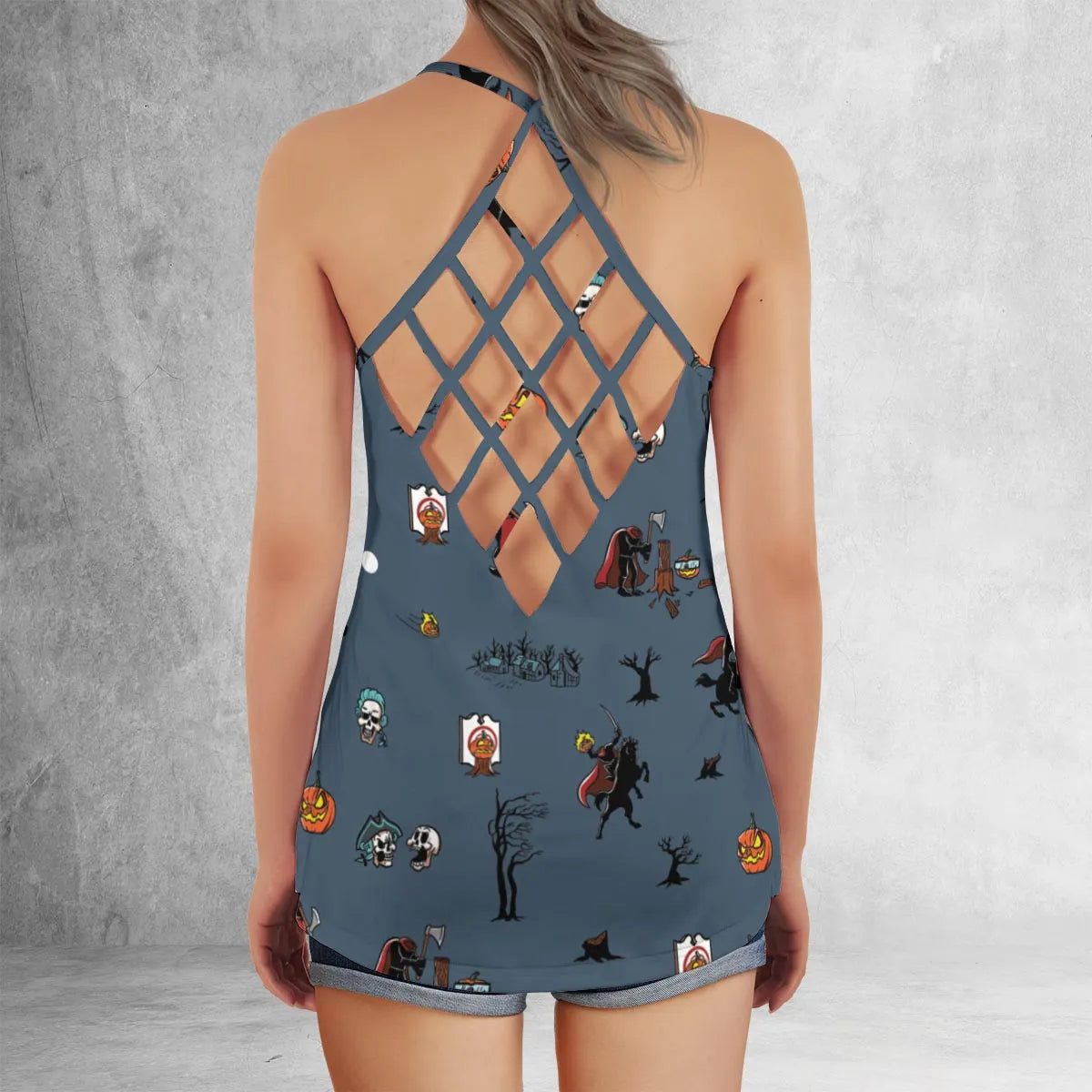 Criss Cross Tank Top - UVKCL4ME