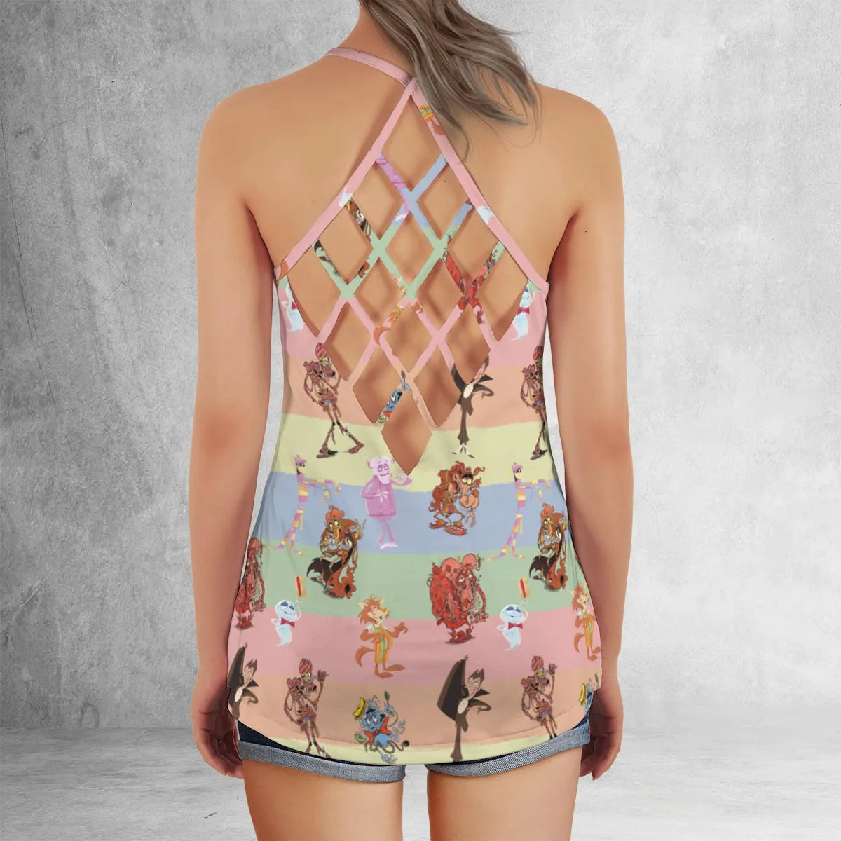 Criss Cross Tank Top - GERHLASY