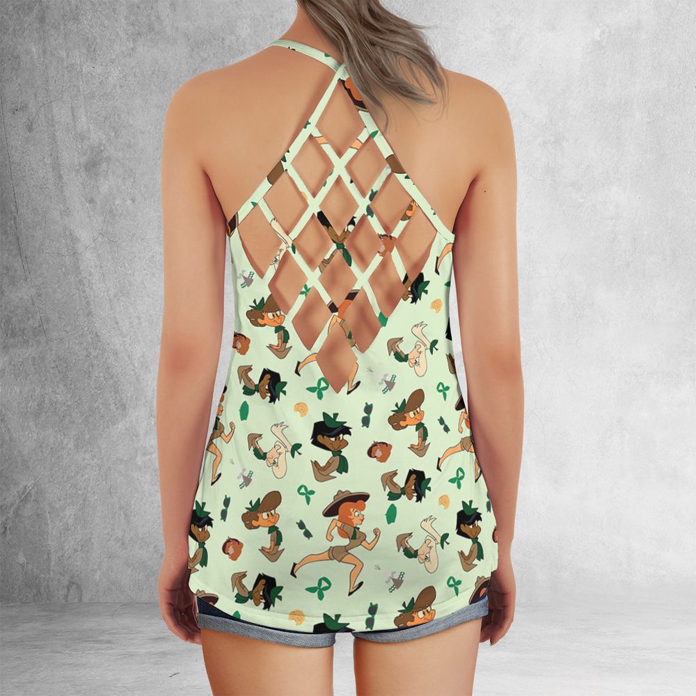 Criss Cross Tank Top - E4MYY11Q - - 3