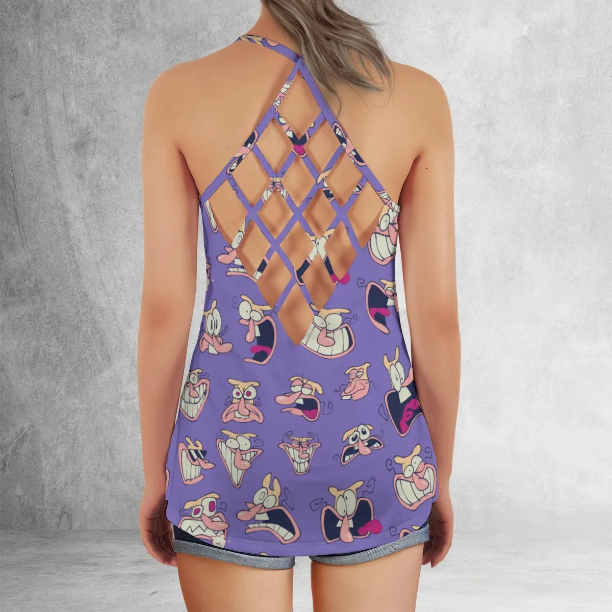 Criss Cross Tank Top - R51U4SM6