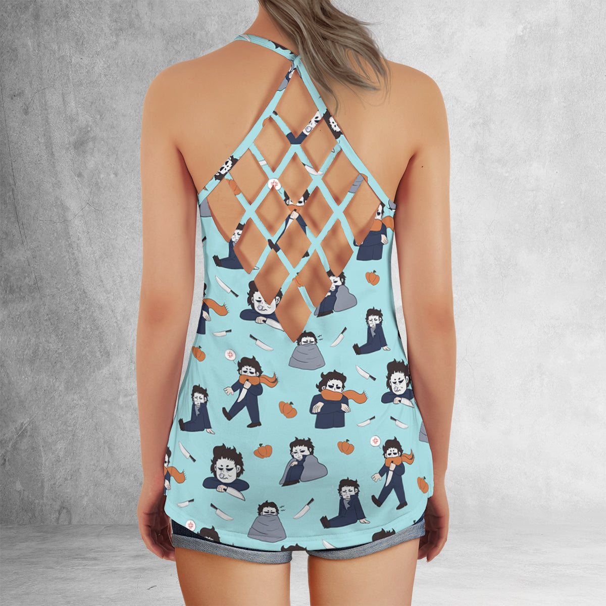 Criss Cross Tank Top - BJZBD9PW