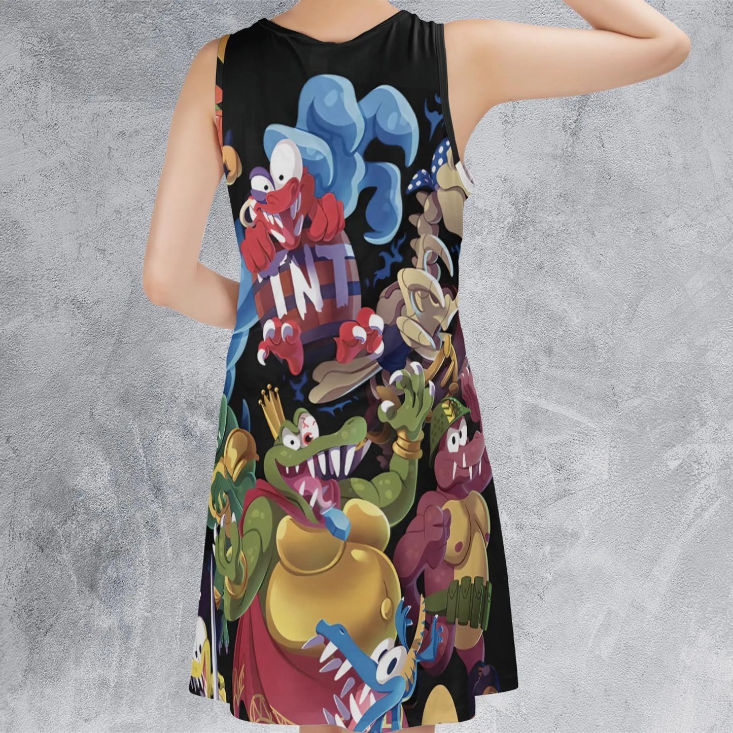 Sleeveless Dress - QH4TY76B
