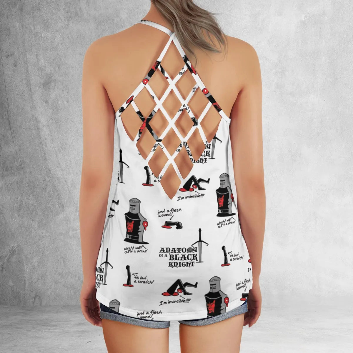 Criss Cross Tank Top - GX3XFVWH