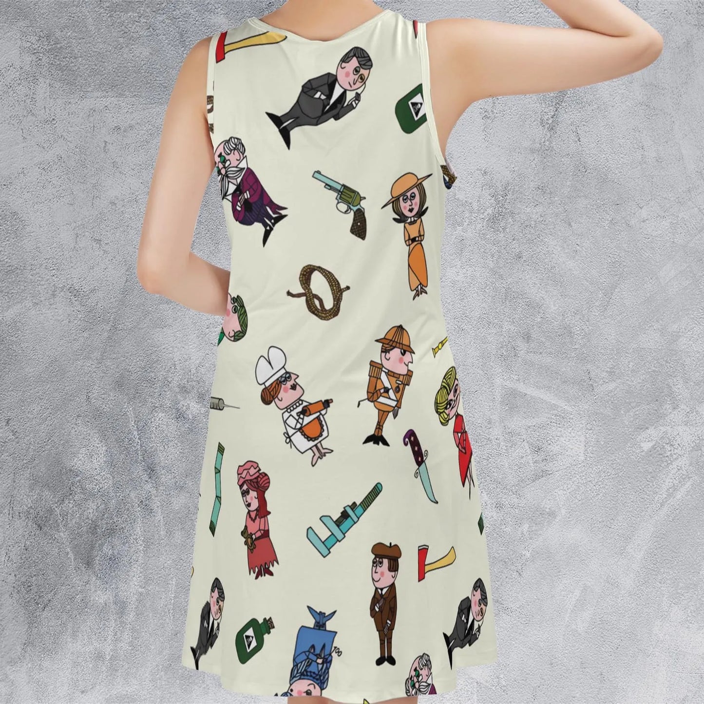 Sleeveless Dress - D5E54M3Q