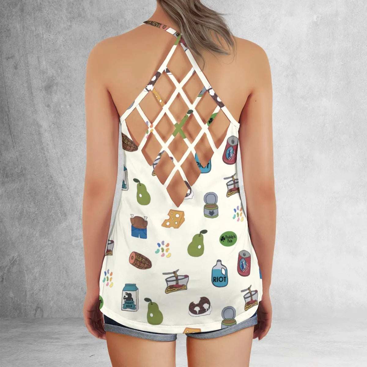 Criss Cross Tank Top - K41MJE4A