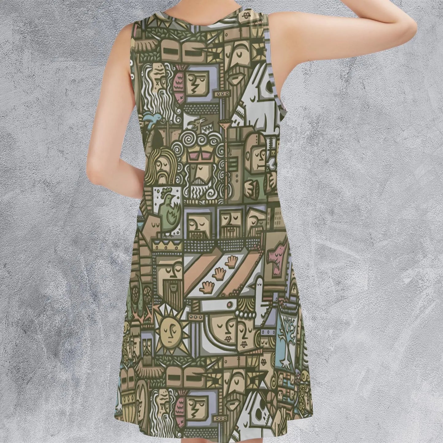 Sleeveless Dress - BWYPLPQX