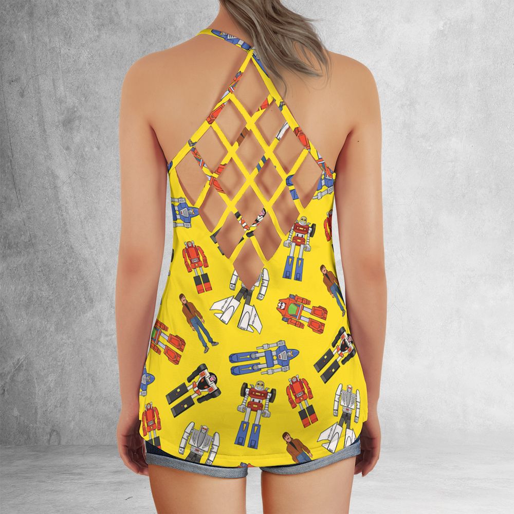 Criss Cross Tank Top - JA62CLLN - - 3
