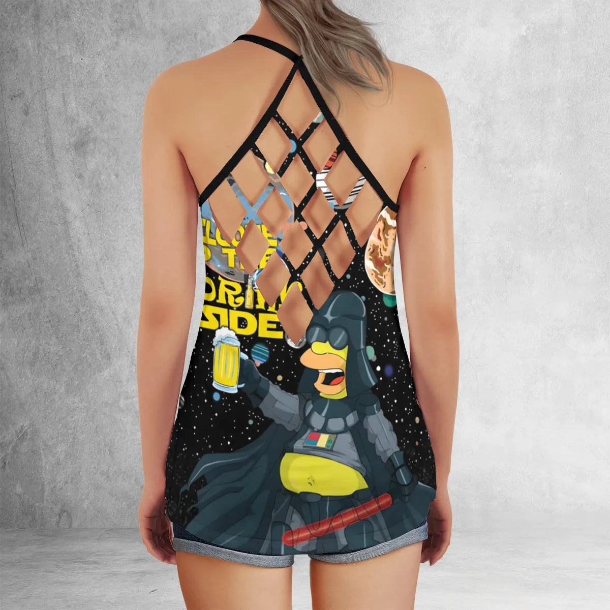 Criss Cross Tank Top - XK5JPLFH