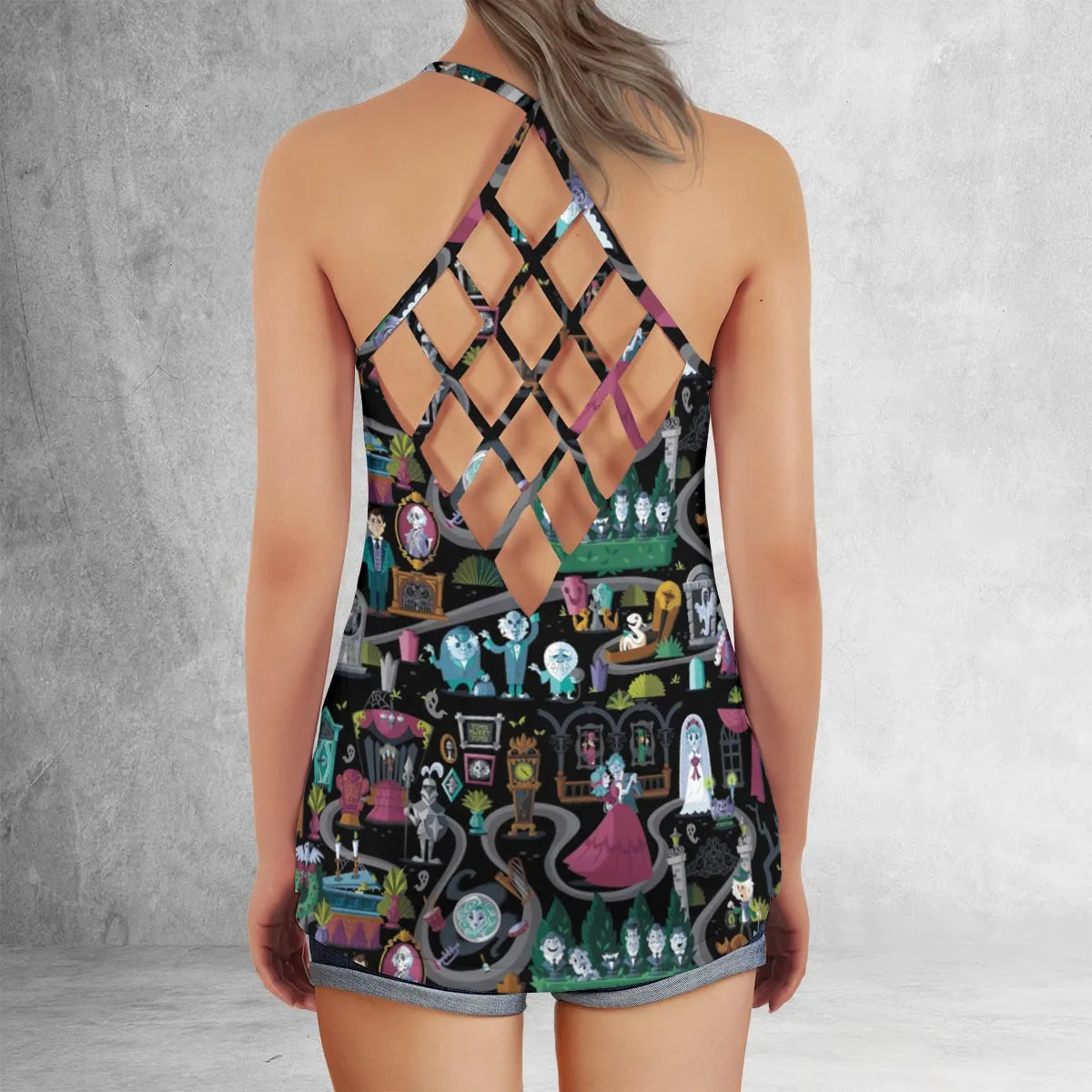 Criss Cross Tank Top - GFA5NR1A