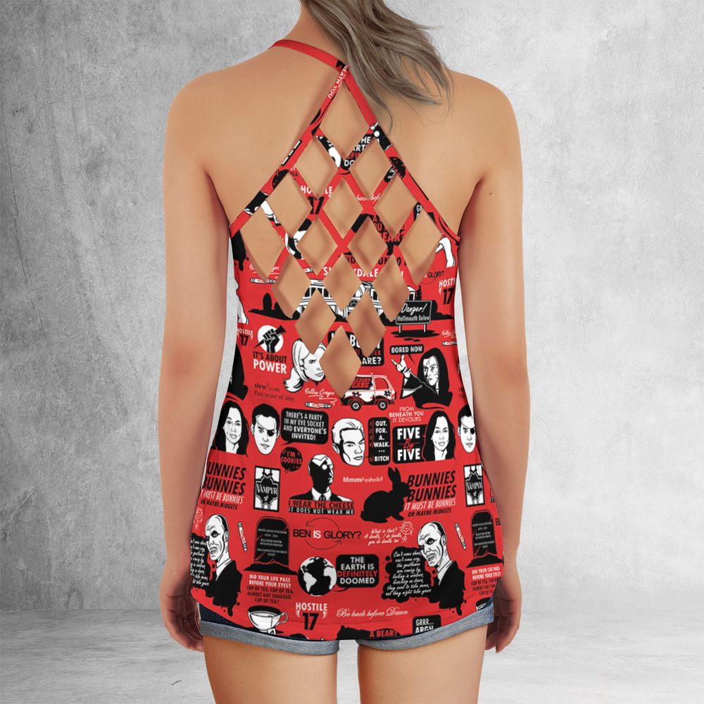 Criss Cross Tank Top - KD3UUBMM - - 3
