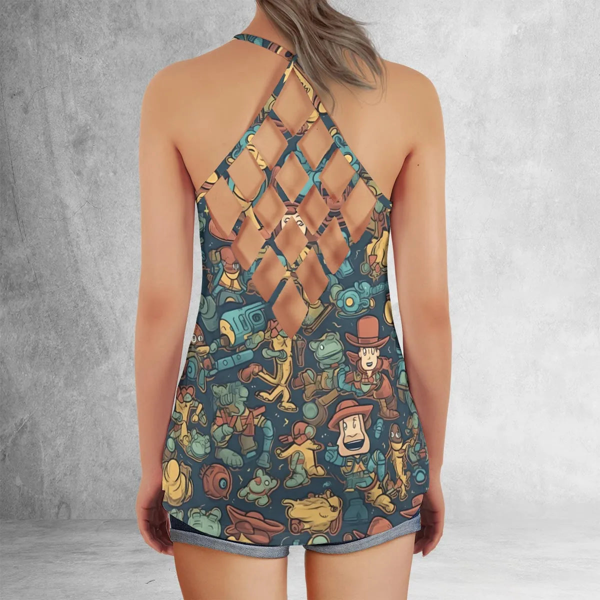 Criss Cross Tank Top - FZXZ2HGK