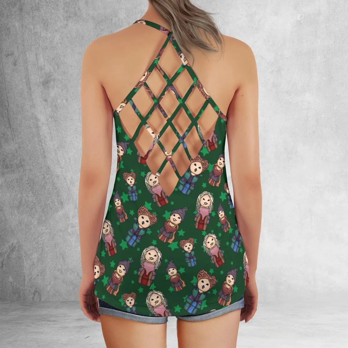 Criss Cross Tank Top - Z36DD5BU