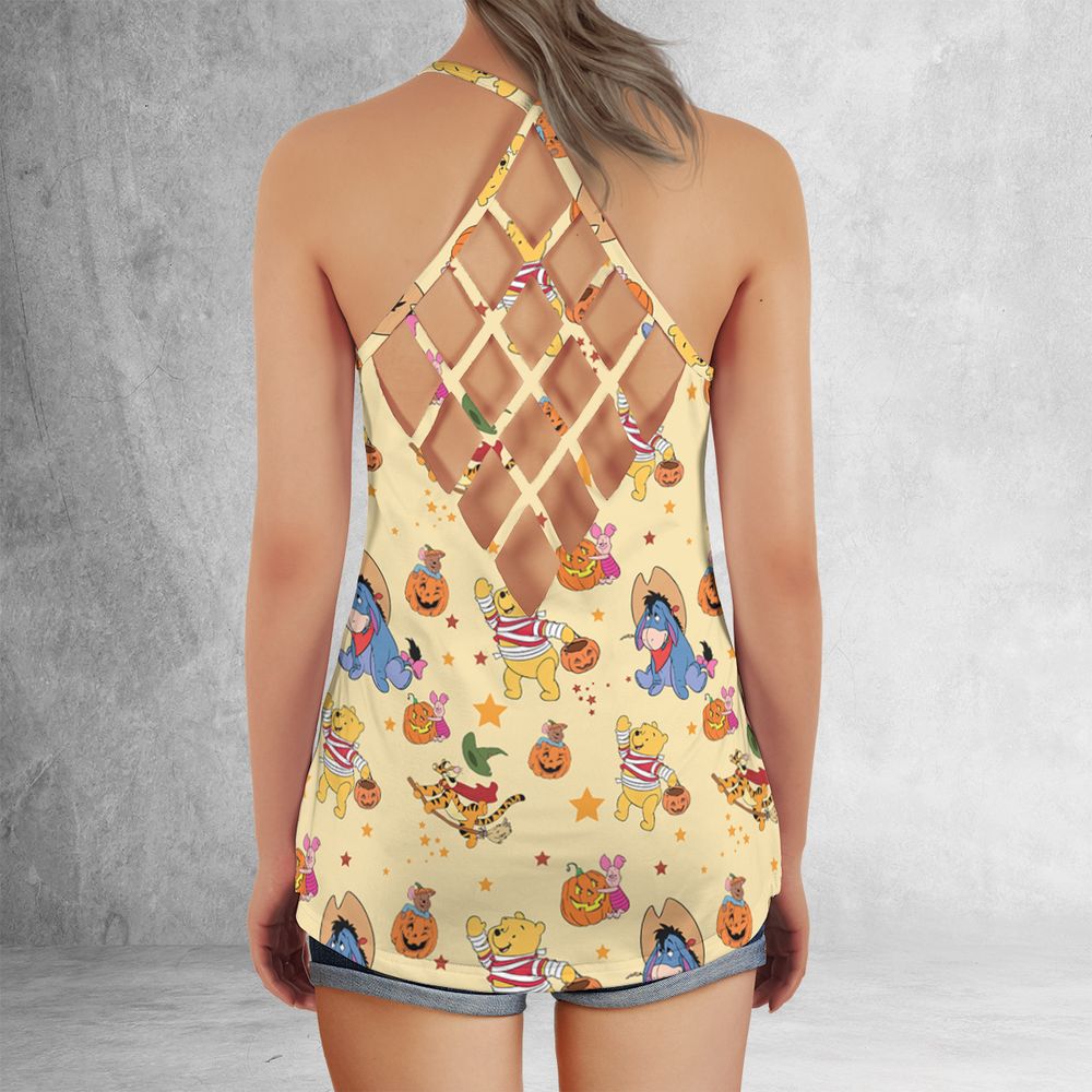 Criss Cross Tank Top - BFLWM66W - - 3