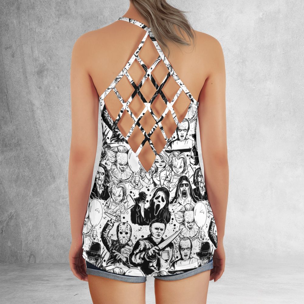 Criss Cross Tank Top - F4YQY155 - - 3