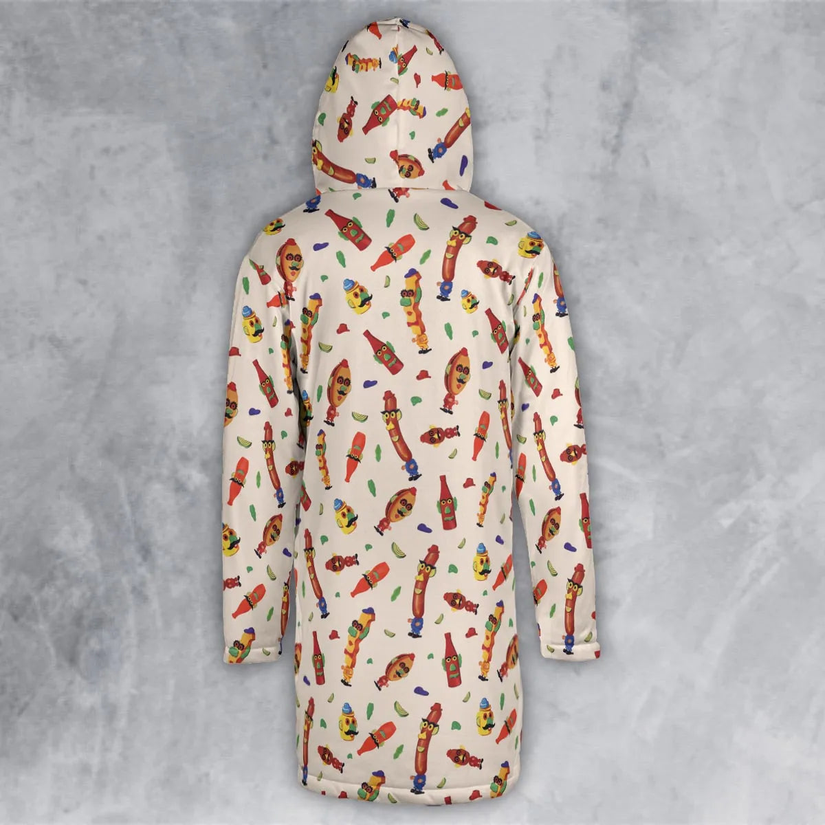Hooded Cloak Coat - 1DRRHNWK
