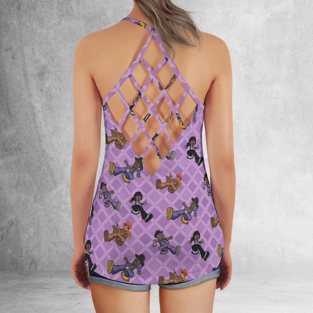 Criss Cross Tank Top - FYVM5DQQ