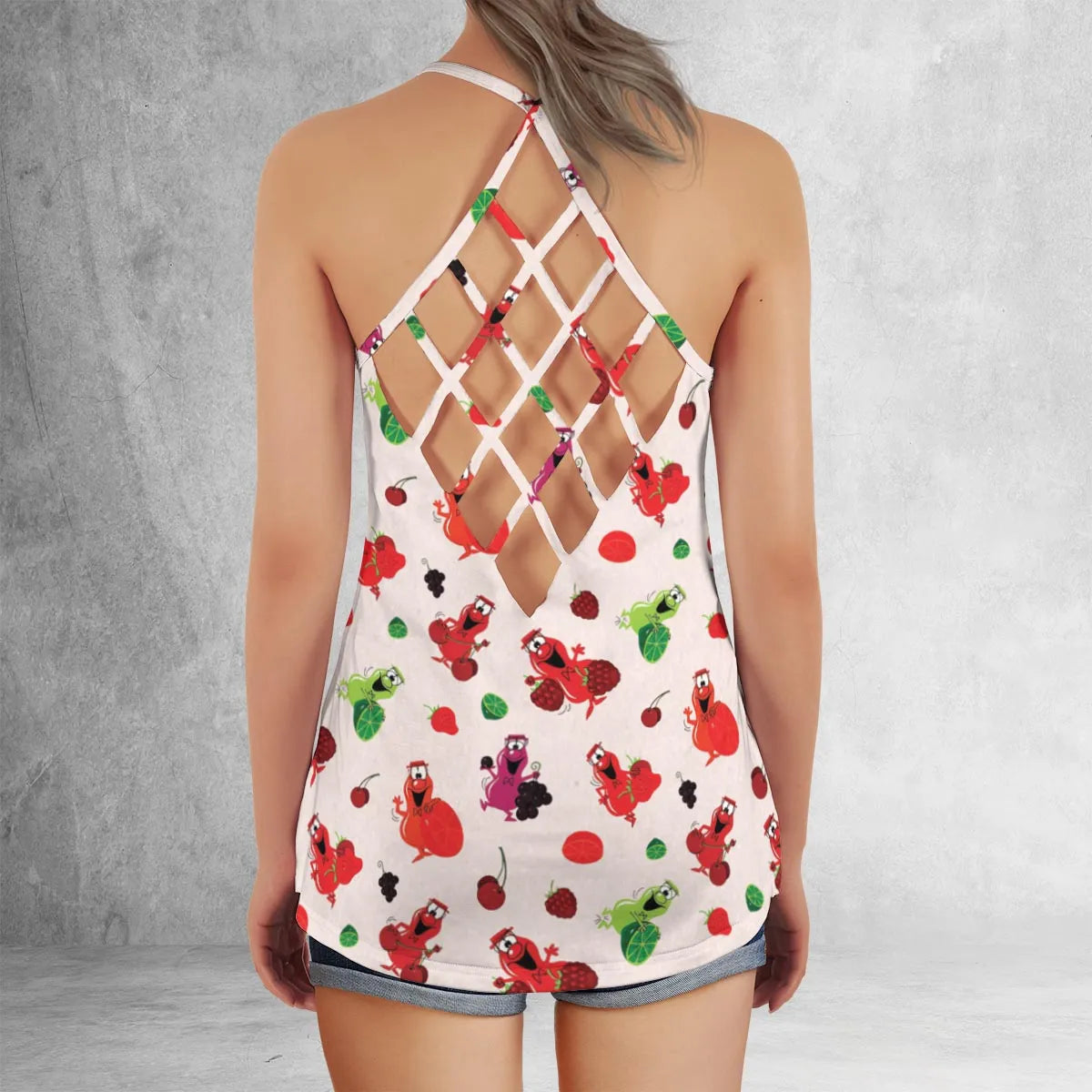 Criss Cross Tank Top - TEKJVD3H