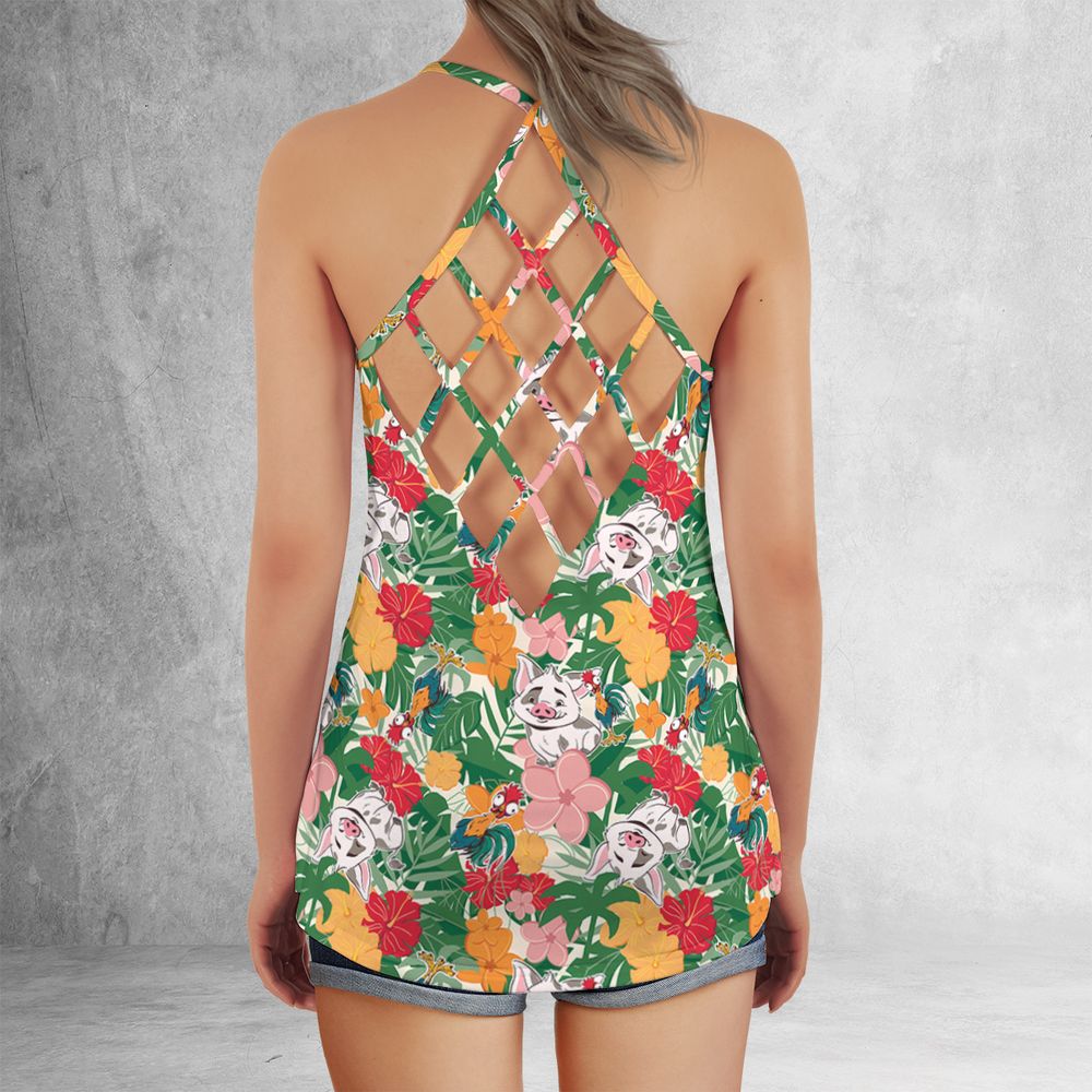 Criss Cross Tank Top - 9VYDNQF5 - - 3