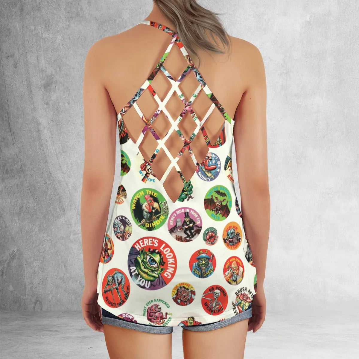 Criss Cross Tank Top - MVLU7KKU