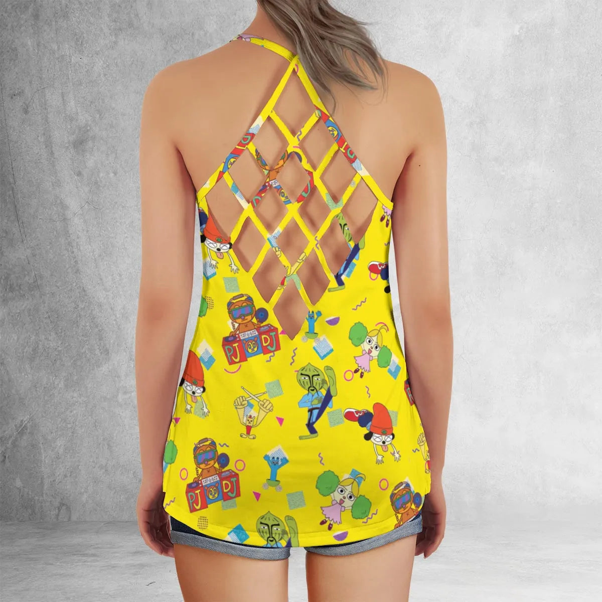 Criss Cross Tank Top - URAC287R
