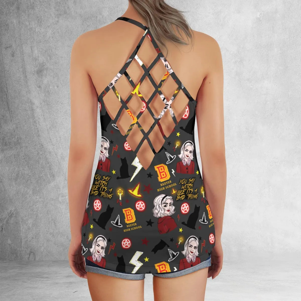 Criss Cross Tank Top - 624KQTEX