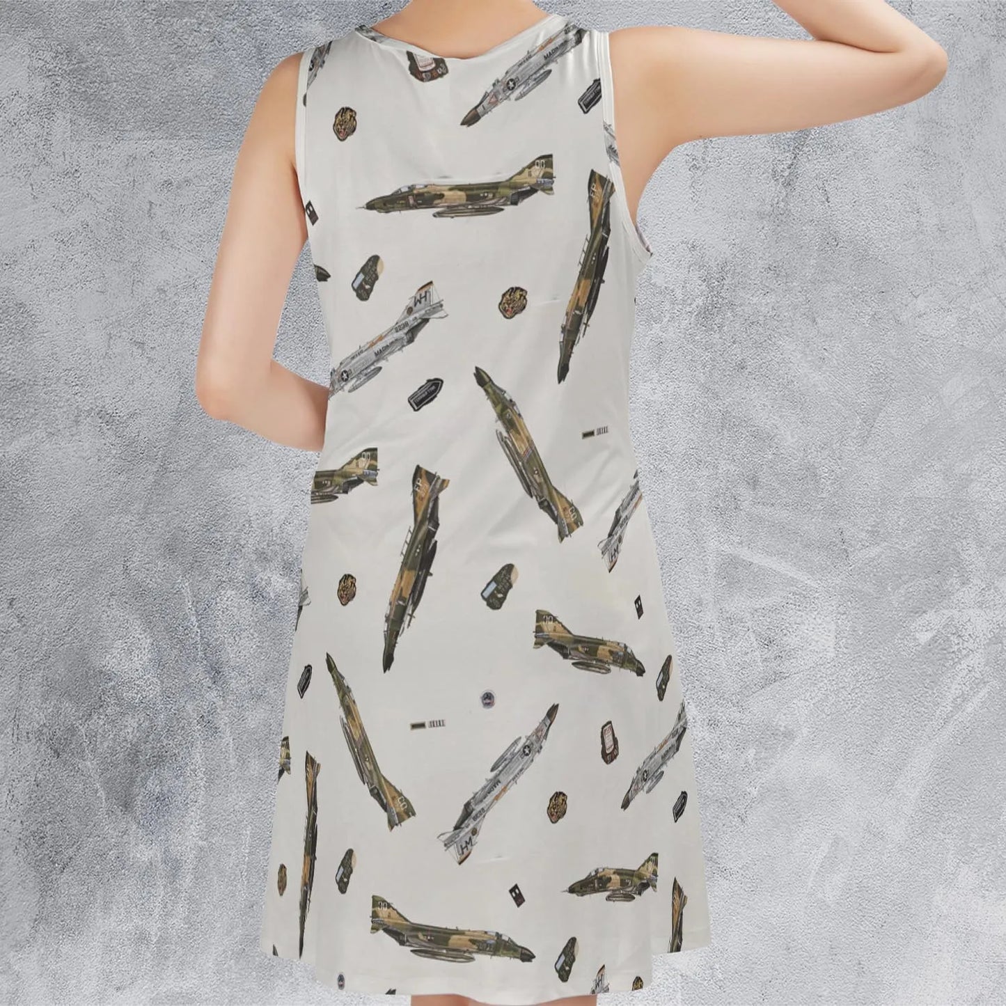 Sleeveless Dress - 3863YDWB