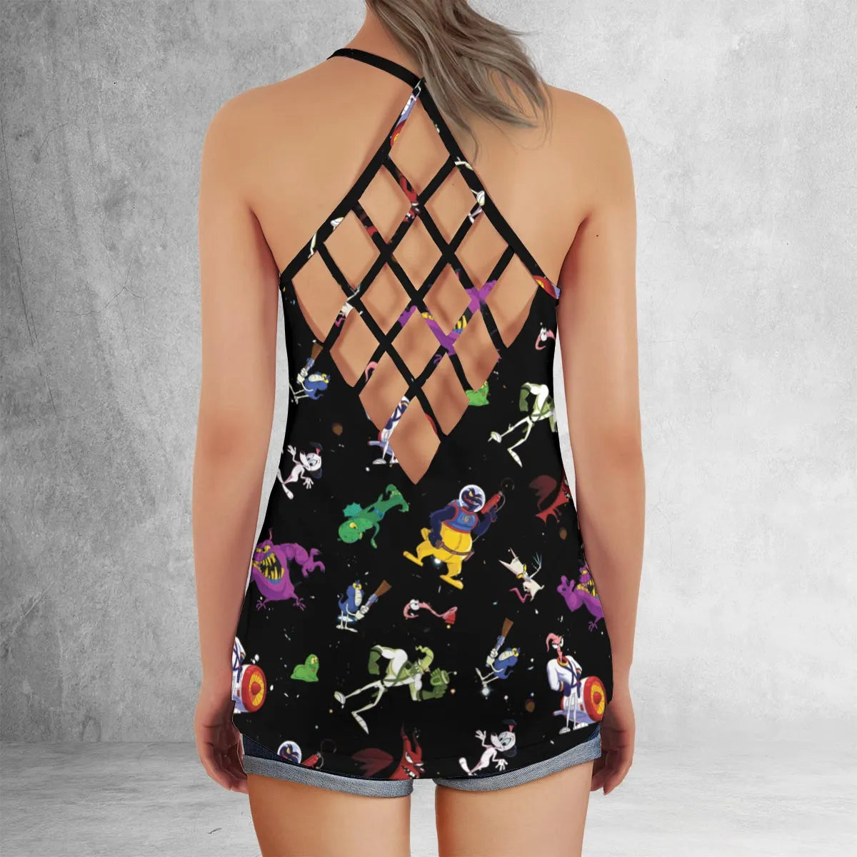 Criss Cross Tank Top - 2MVPM33Z