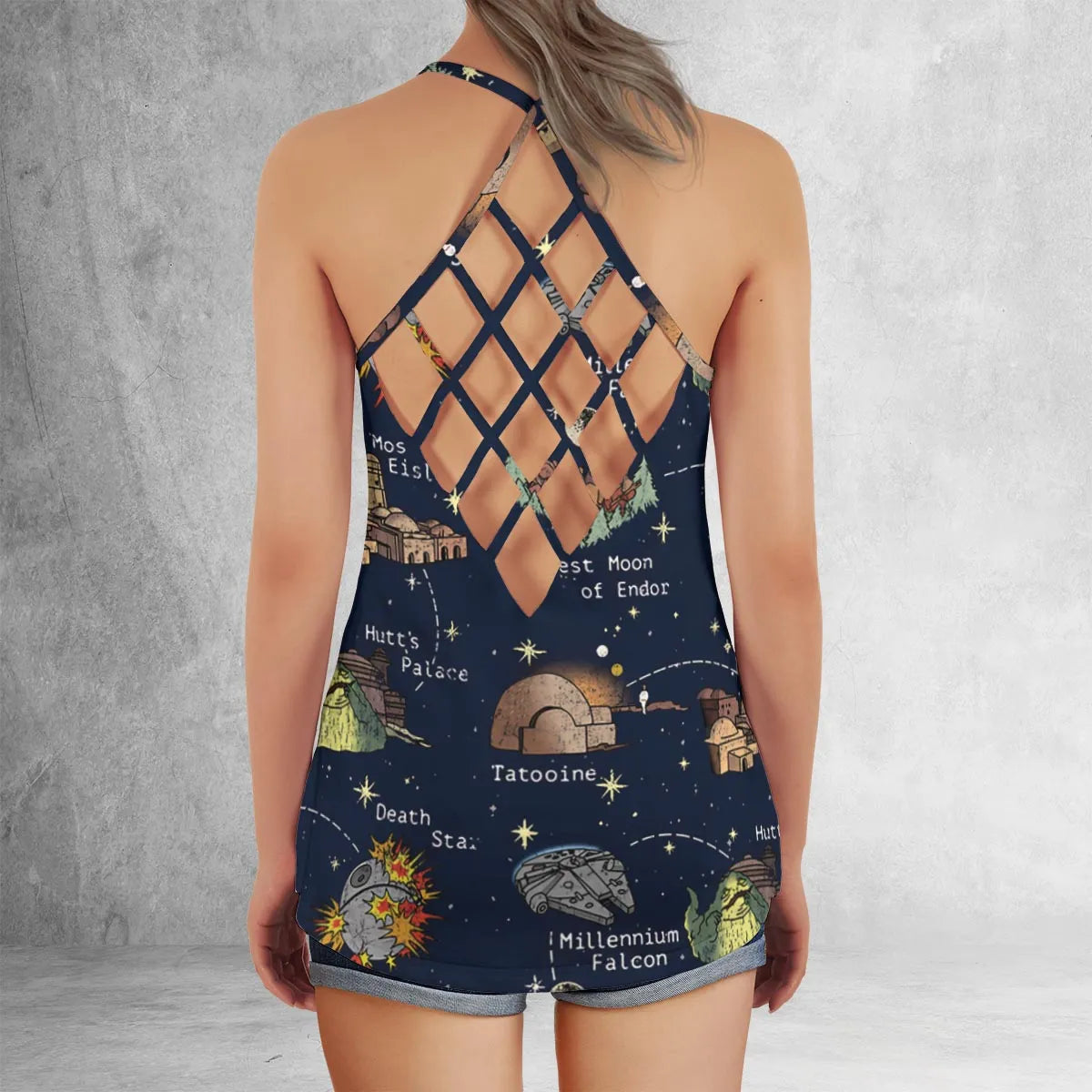 Criss Cross Tank Top - J3AUYCE2