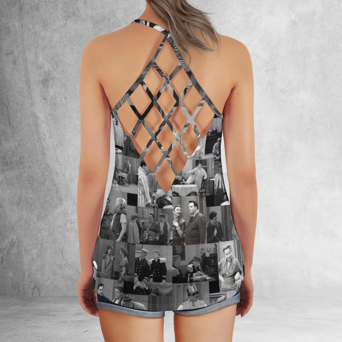 Criss Cross Tank Top - 24MHSKHD