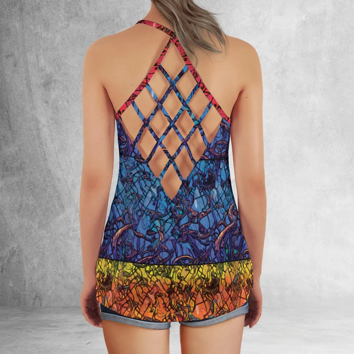 Criss Cross Tank Top - KHVKAC1D