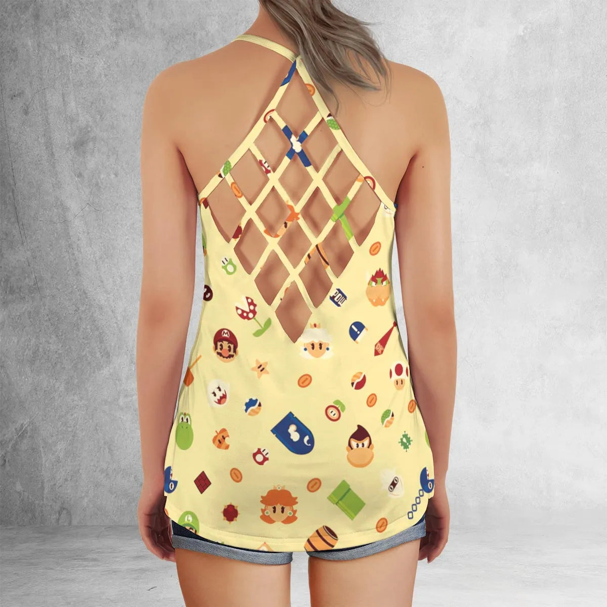 Criss Cross Tank Top - S2WDMLXF