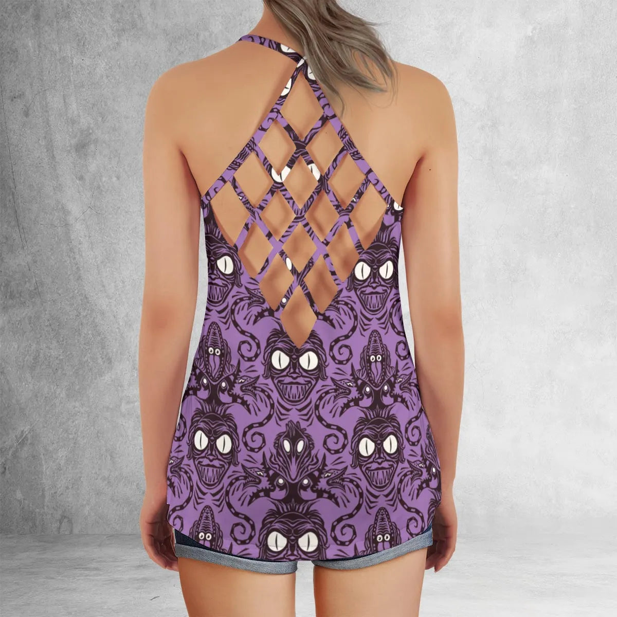 Criss Cross Tank Top - L8UCNR2E