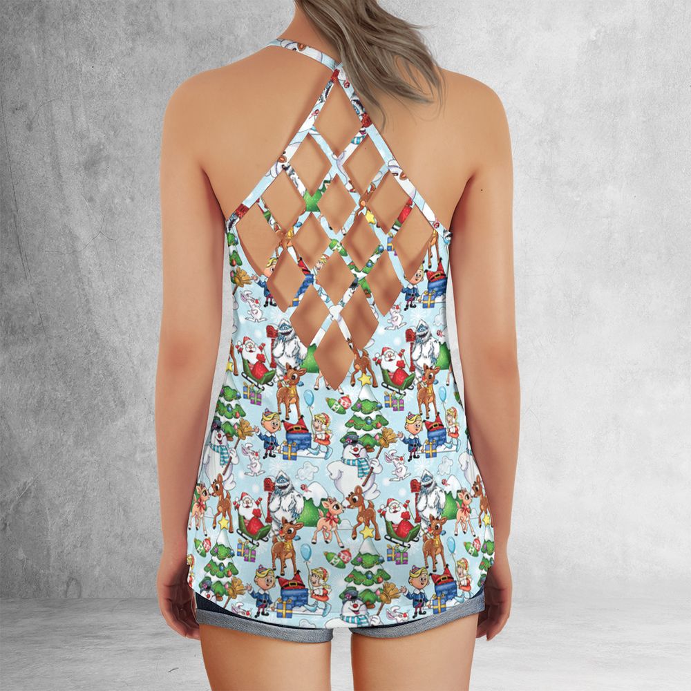 Criss Cross Tank Top - 1Z7PL9DU - - 3