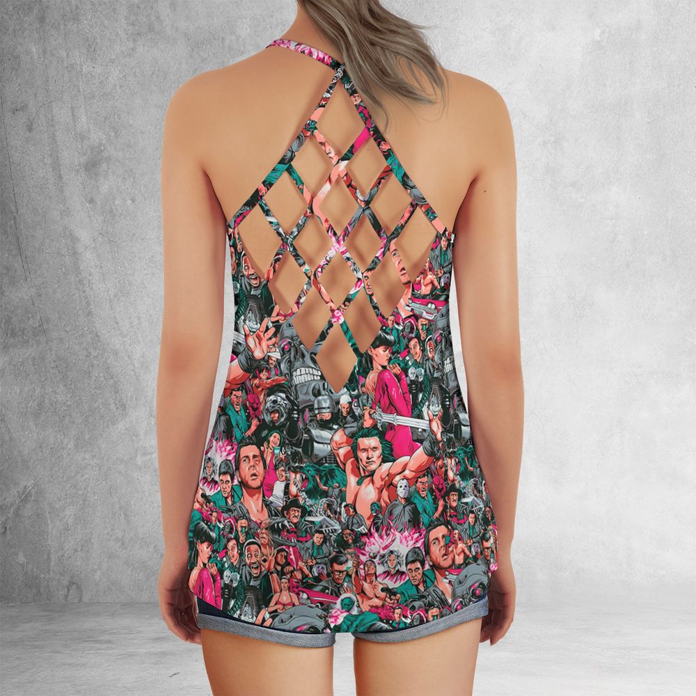 Criss Cross Tank Top - AD13LQD4 - - 3