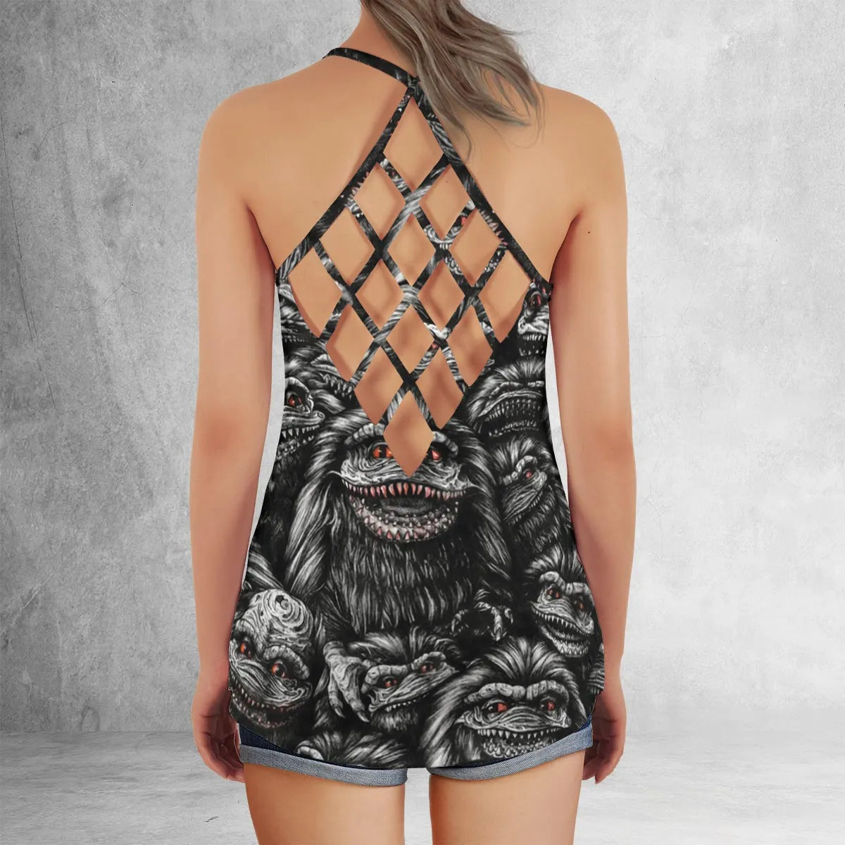 Criss Cross Tank Top - KKHX17DS