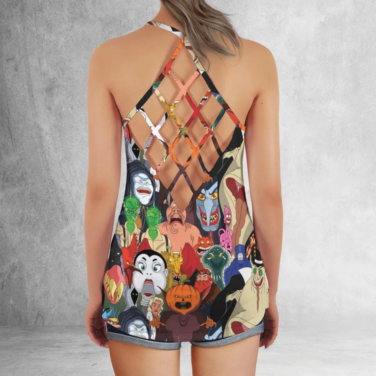 Criss Cross Tank Top - P7YHLQTC
