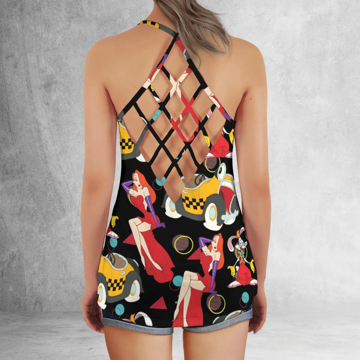 Criss Cross Tank Top - CVSY93ZD
