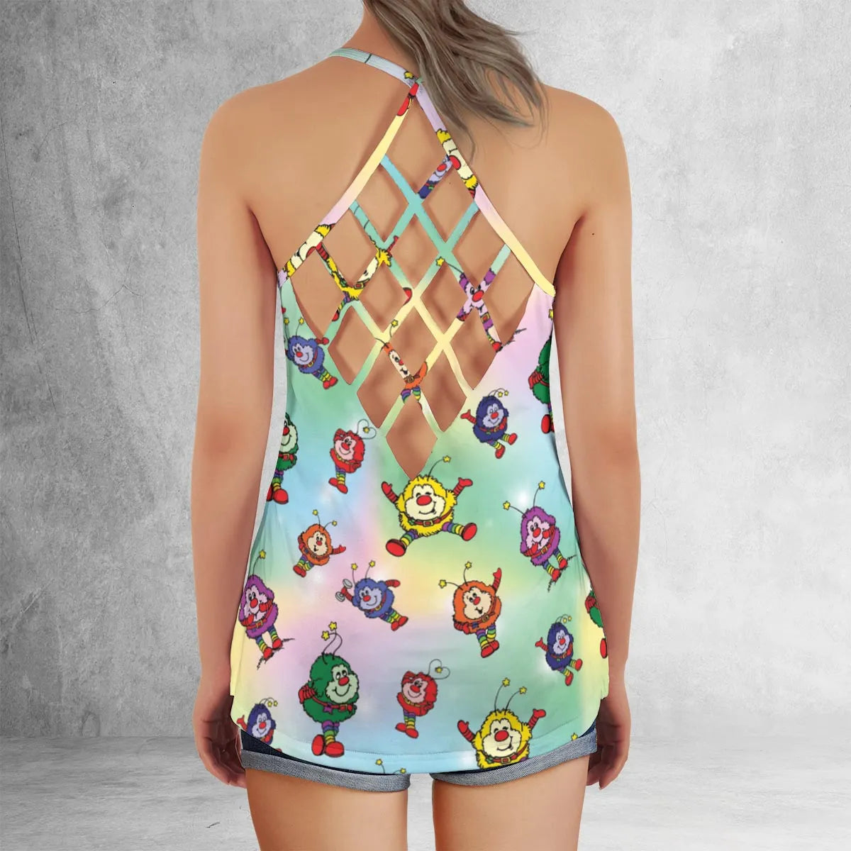 Criss Cross Tank Top - 8C8JXPBK