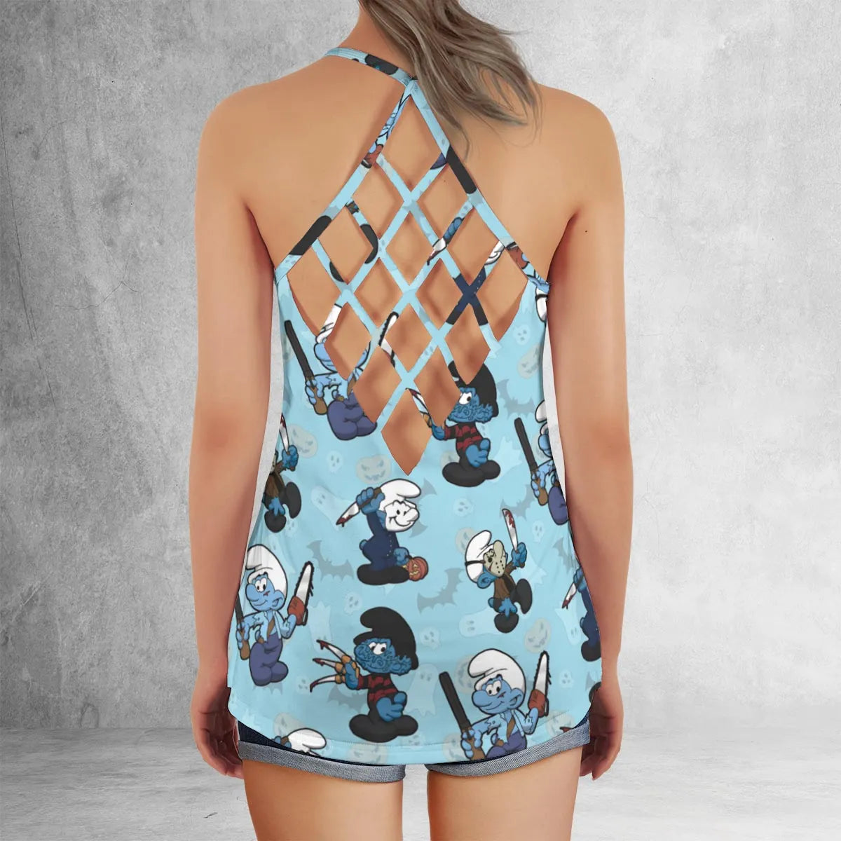Criss Cross Tank Top - SERREF11