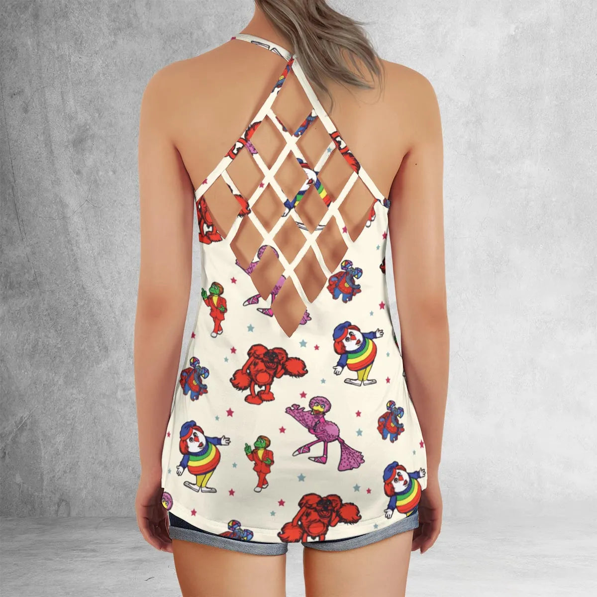 Criss Cross Tank Top - 7971W96C