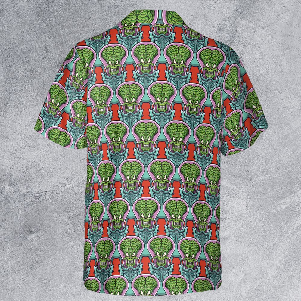 Retro Big-Brain Alien - - 3