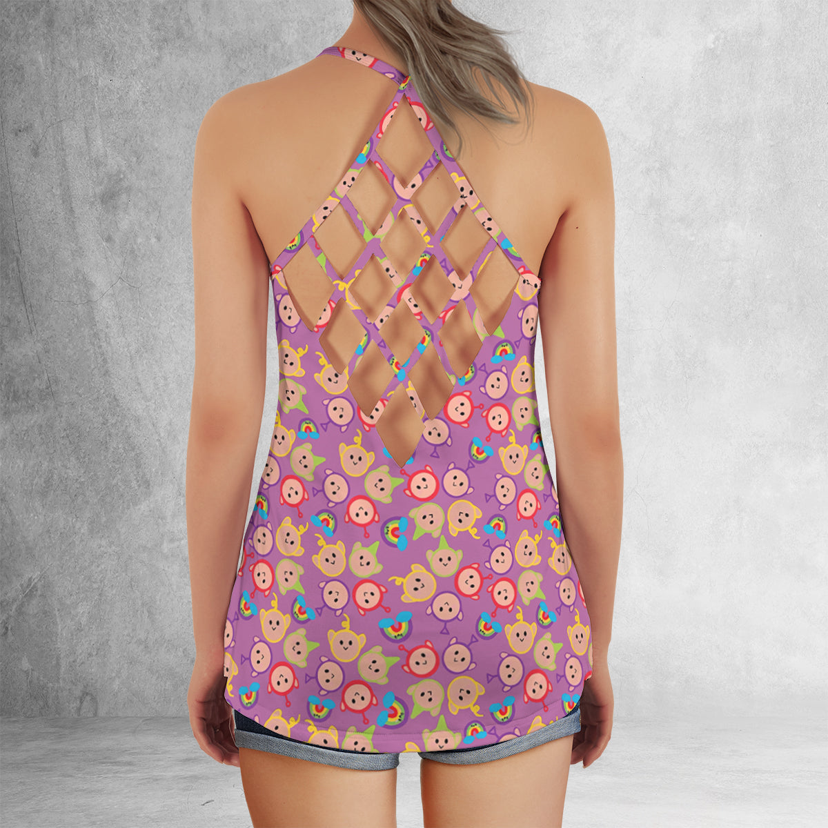 Criss Cross Tank Top - BTJ8KVN8