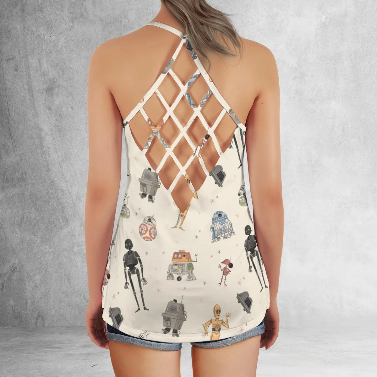 Criss Cross Tank Top - BBT8GBJU