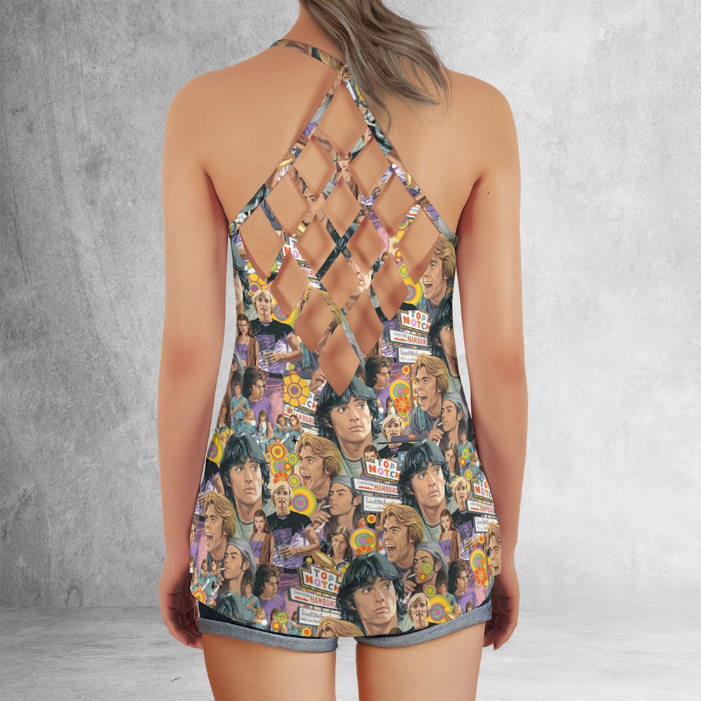 Criss Cross Tank Top - BCMZ332K - - 3