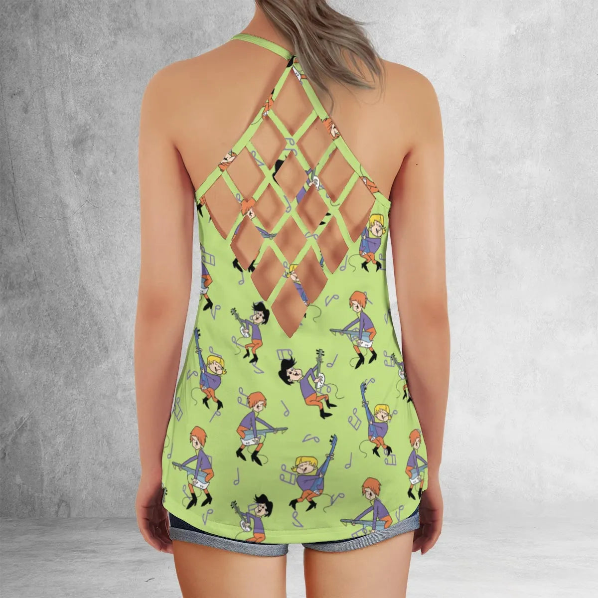 Criss Cross Tank Top - J77X8B1E