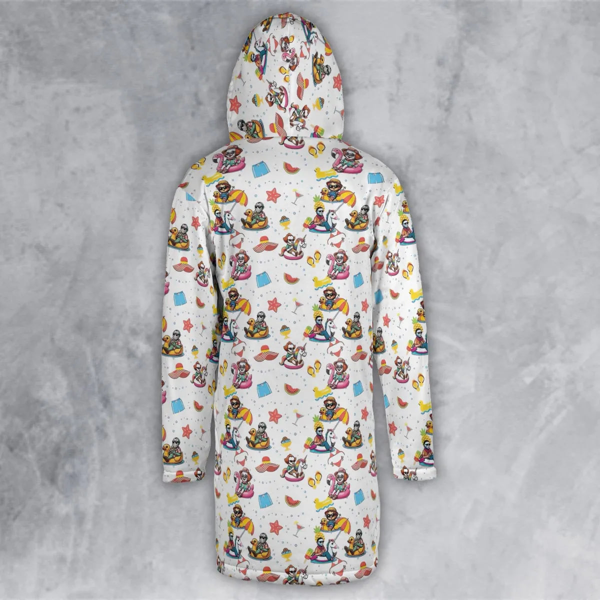 Hooded Cloak Coat - QAT77MBD
